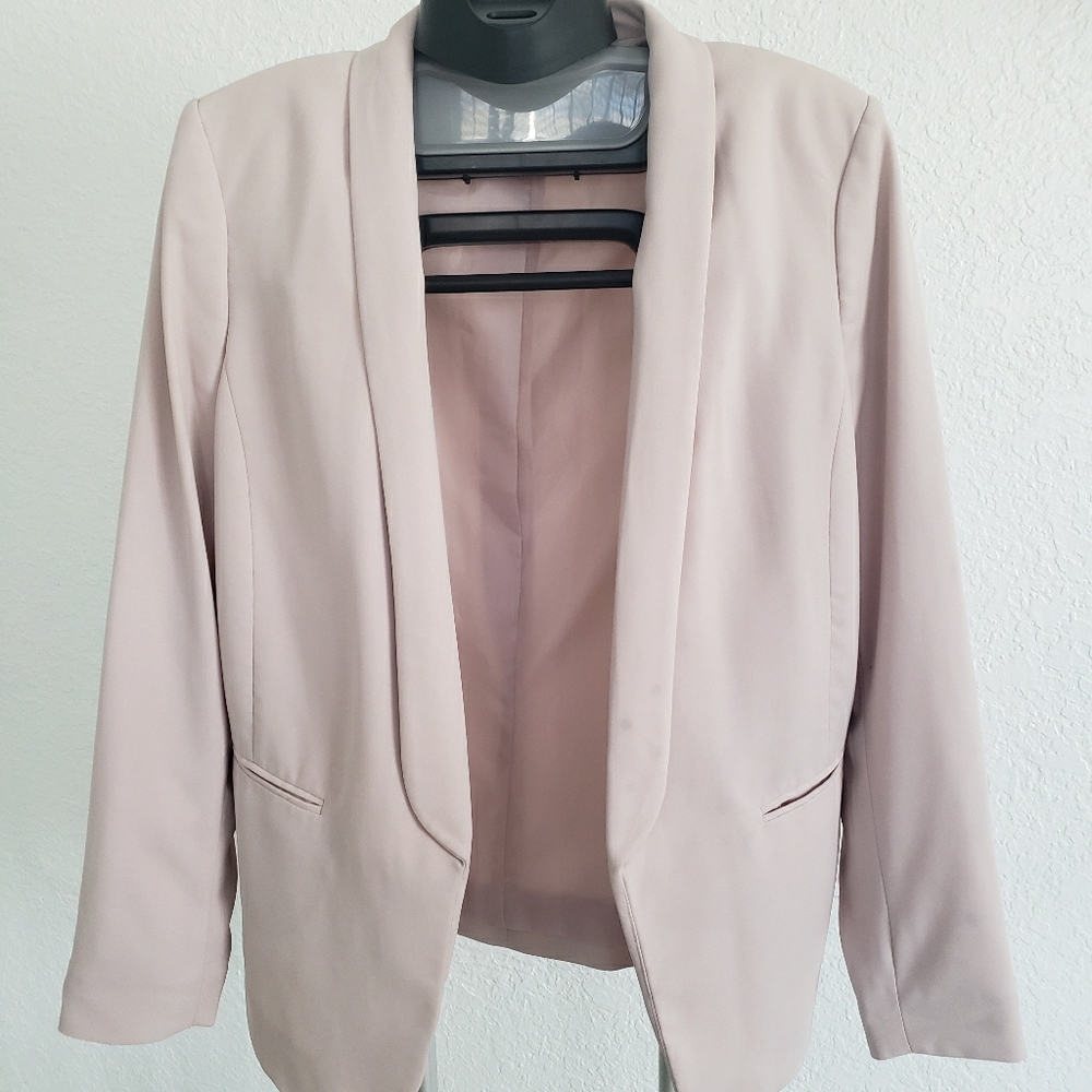 Pastel Pink Jacket Blazer